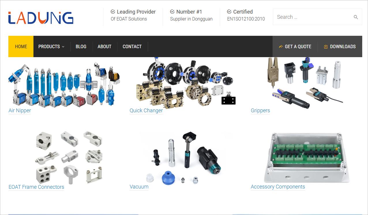 赢多多自动化的英语官网正式上线（Ladung Automation's English official website is officially launched）